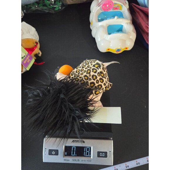 2008 Macys Holiday Lane Caveman Soft Plush Doll Stuffed Animal Leopard Dress - Picture 8 of 8